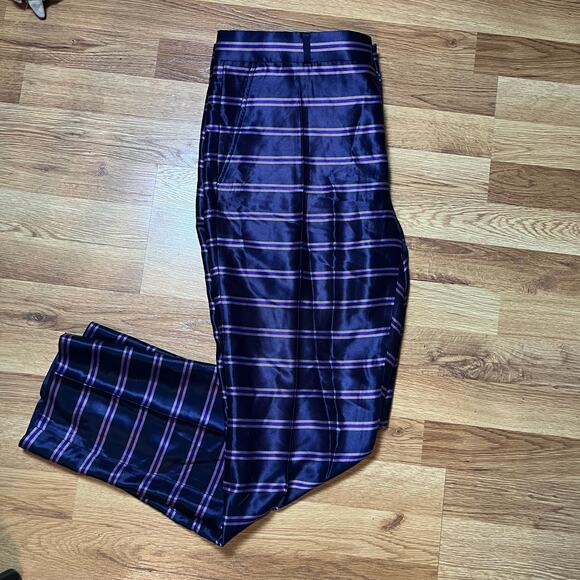 Banana Republic Sateen Ryan Fit Striped Pants - Picture 3 of 14